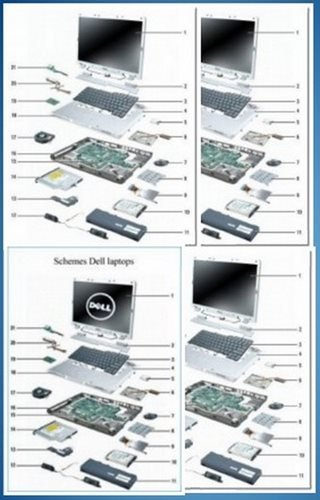 Схемы ноутбуков фирм Asus, Acer, Dell и Sony [4 книги] (2015) PDF